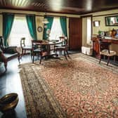 The Victorian Parlour in The Ballance House where Santa will greet his young guests