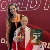 Enya O’Reilly, who trains at Active Dansa on Chapel Hill in Lisburn, achieved an outstanding second place in the world in her Jazz Solo at the recent Dance World Cup. Pic credit: Active Dansa