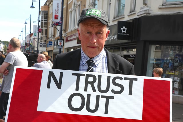 Members of the public gathered at Coleraine Town Hall on Saturday to voice opposition to the loss of maternity services at Causeway Hospital.