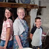 'Stories Frae the Loanen' stars siblings Robyn and Drew Orr alongside Jenny McCarley. Credit Ulster Scots Broadcast Fund
