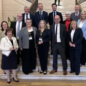 DUP MLAs meet members of the Women's Rights Network Northern Ireland at Stormont. Photo: DUP