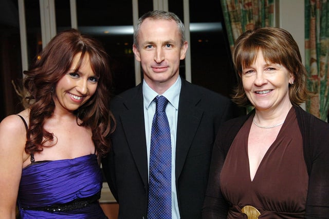 Michael McCracken, Vice-Chairman of the Derry County Board,  was the special guest at the Newbridge GFC annual presentation dinner held in the Elk in February 2010 with Club Chairperson Maire McPeake and Geraldine Devlin (Club Treasurer).