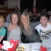 Enjoying the Larne Ladies FC night in the KIln in 2007 are Elaine Roden, Laura Burke, Roslyn Steele and Julie Hagan.