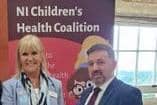 Professor Nichola Rooney, Chair of Children’s Heartbeat Trust, along with North Antrim UUP MLA and former Stormont Health Minister Robin Swann. Credit: Robin Swann