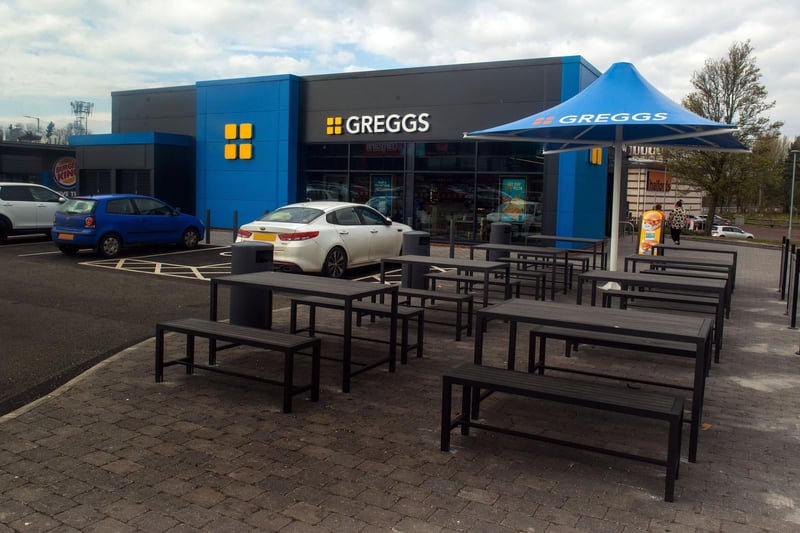 The new Greggs restaurant and drive thru. PT11-219.