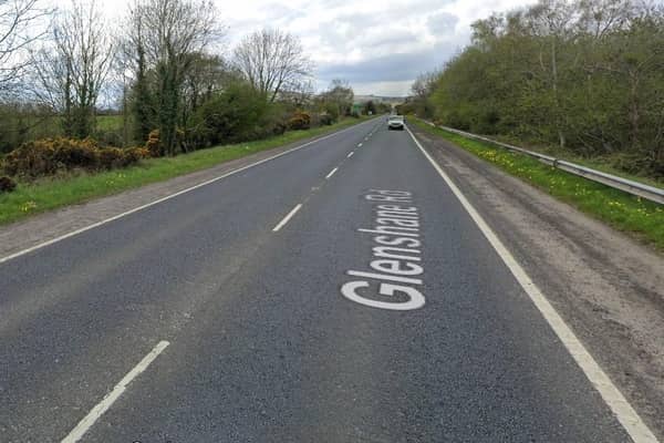 Glenshane Road near Maghera where the offences were detected, the court heard. Credit: Google