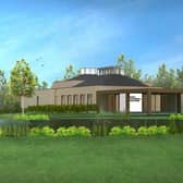 An artist's impression of the new crematorium facility due to open June 2023.