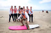 Having fun on the beach at Rossnowlagh.