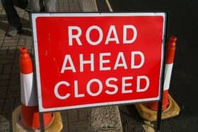 A section of the M2 is closed. (Pic: Contributed).
