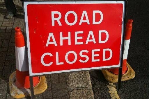 A section of the M2 is closed. (Pic: Contributed).
