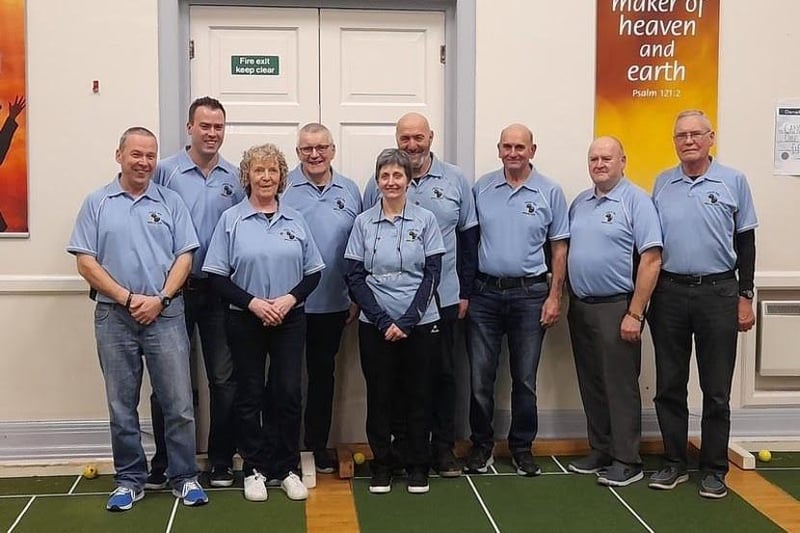 Members of Dunloy Presbyterian Bowling Club