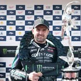 Michael Dunlop won four races at the Isle of Man TT in June to become the most successful rider in the history of the event. CREDIT NEWS LETTER