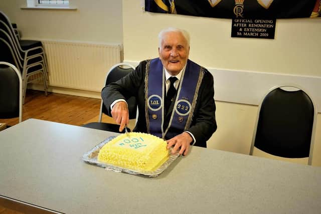 The long-serving Orangeman celebrated his 100th birthday on August 15.