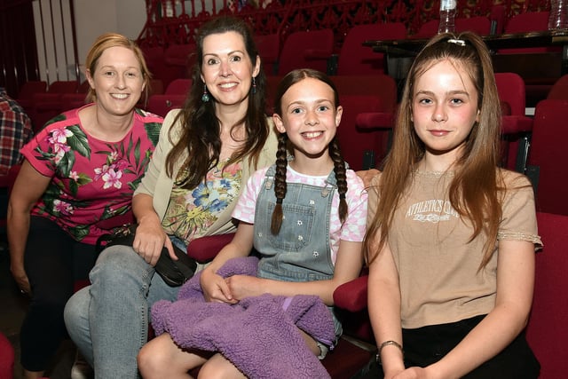 Looking forward to a great night of entertainment at the You're a Star final are from left, Joanne Knipe, Amy Sullivan, Libby-Rose Sullivan (10) and Erin Knipe (12). PT23-212.