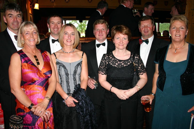A large group pictured at a 70th Anniversary Dinner Dance for the Robinson Board at Ballymoney Rugby Club in 2007