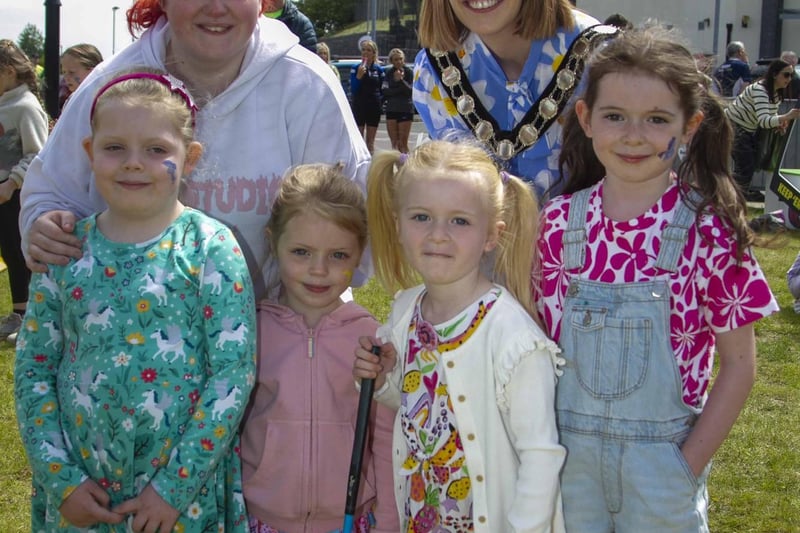 Young people enjoyed the wide range of events at Coalisland Summer Bash.