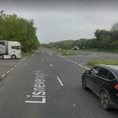 The Craigstown Road junction with the Lisnevenagh Road. Credit: Google