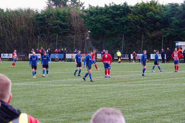 Ballymacash Rangers in action against Armagh City