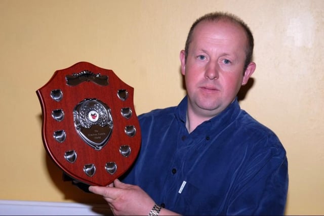 Pictured at the 2007 Mounthill Fair prize giving David Haveron was the inaugural winner of the Haveron Family Shield for the Best Ram of the Fair.