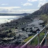 The scenic route of the Larne Hospice Walk.