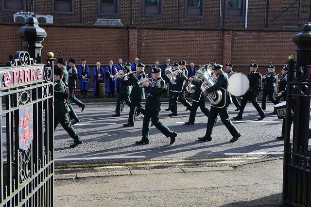 The Royal Irish Regiment Band provided musical accompaniment.