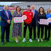 Supported through Larne FC's Brighter Futures community fund programme in partnership with Kilwaughter Minerals, Jubilee Farm has launched a programme that will help provide outdoor space activity to help the community to benefit from good physical and mental wellbeing.  Photo submitted by Larne FC