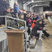 The crowd at Rathfriland's game against Dollingstown last week. They're at home again on Saturday, in a crunch clash against Coagh.