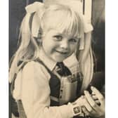 Emma Simmons, who was born hearing but became profoundly deaf in both ears after contracting meningitis at two-and-a-half, reassures her younger self to “keep trying and don’t give up”.  CREDIT NDCS