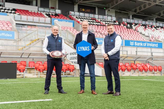 Lynas Foodservice is entering a new chapter in its involvement in sport, announcing a three-year partnership with Ulster Rugby.