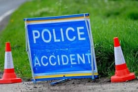 Members of the emergency services attended the collision in the Shore Road area. (PSNI).