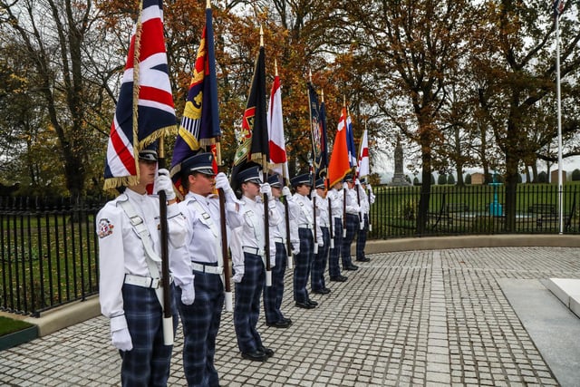 Lambeg Orange and Blue Flute Band Colour Party