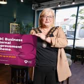 Lord Mayor, Councillor Mary O’Dowd pictured in Bean Coffee, a new café in Market Street, Lurgan.