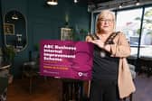 Lord Mayor, Councillor Mary O’Dowd pictured in Bean Coffee, a new café in Market Street, Lurgan.