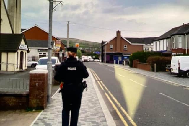 Officers conducted patrols in Glengormley on May 4.