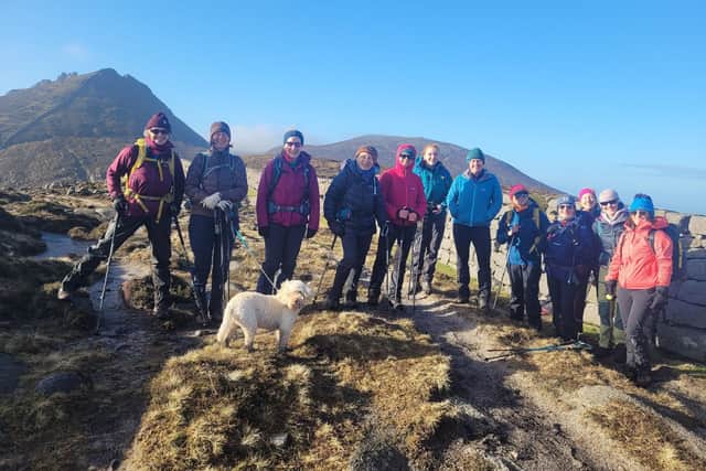 The Feel Good Factor Hillwalking, Climbing, and Mountain Biking Club. Pic: Facebook