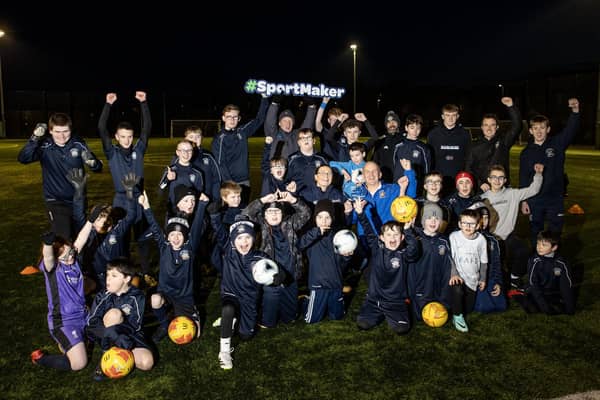 SportMaker Disability Coach of the Year Ged Irwin with the Lisburn Distillery Warriors. Pic credit: McAuley Multimedia