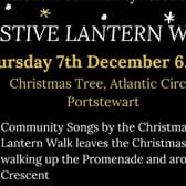 Portstewart Community Association are holding a festive Lantern Walk. Credit Portstewart Community Association