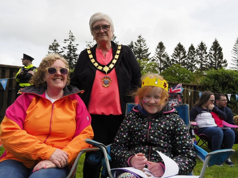 There were big-screen broadcasts of the Coronation in People’s Park Ballymena.