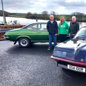 Ken Smyth from UVOCC with  NSPCC NI’s Susan Smith and Billy Maxwell from UVOCC. CREDIT NSPCC