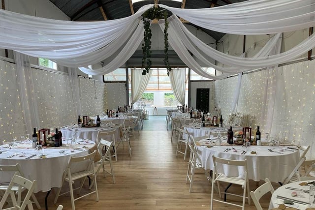 This is a private and secluded venue, providing the newlyweds with two restored barns, plus access to the grounds with the house, landscaped gardens, woods and the pond.
There are plenty of beautiful photographic opportunities with views over the surrounding County Antrim landscape as a backdrop for a special wedding day. 
There are two indoor barns on offer here, which are The Green Barn and Stone barn, offering both outdoor and indoor ceremony spaces as well as furniture, glasses, china and cutlery provided by the team at Breckenhill. 
They also provide couples with recommended lists, which takes away some of the stress of organising the big day.