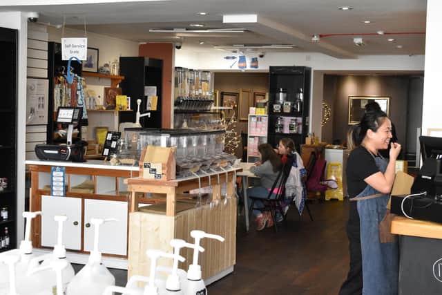 Sonas store and cafe at the heart of the Lisburn community. Pic credit: Sonas