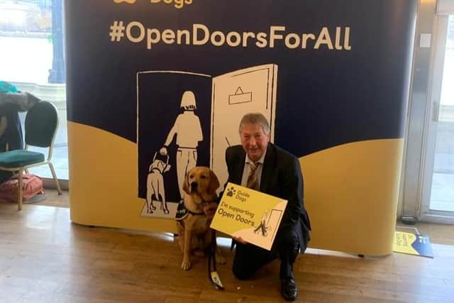 East Antrim MP Sammy Wilson supporting the campaign.