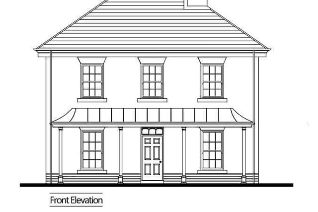 The proposed design for some of the new dwellings to be built at Hunters Lodge, Lurgan. Credit: ABC planning portal