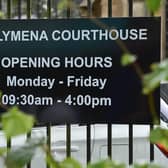 The case was heard at Antrim Magistrates Court, sitting in Ballymena. Photo by: Arthur Allison/Pacemaker Press.