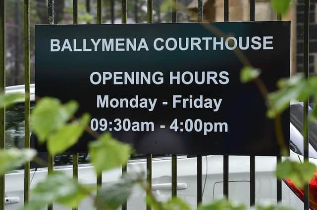 The case was heard at Antrim Magistrates Court, sitting in Ballymena. Photo by: Arthur Allison/Pacemaker Press.