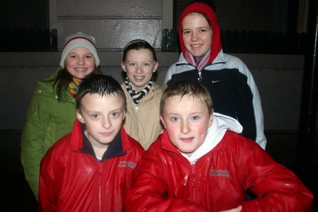 Pictured at the switch-on of Ballymoney's Christmas lights in November 2006