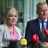 Sinn Fein First Minister Michelle O'Neill appointed Conor Murphy MLA as Northern Ireland's new economy minister - saying "the Windsor Framework also protects the thriving All-Ireland economy, and we must fully realise its huge potential". Picture By: Arthur Allison/Pacemaker Press.