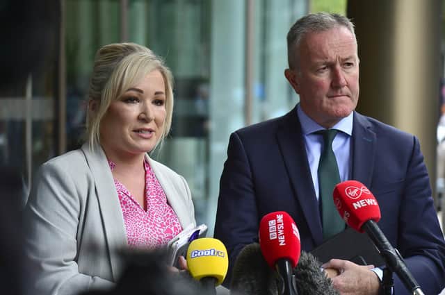 Sinn Fein First Minister Michelle O'Neill appointed Conor Murphy MLA as Northern Ireland's new economy minister - saying "the Windsor Framework also protects the thriving All-Ireland economy, and we must fully realise its huge potential". Picture By: Arthur Allison/Pacemaker Press.