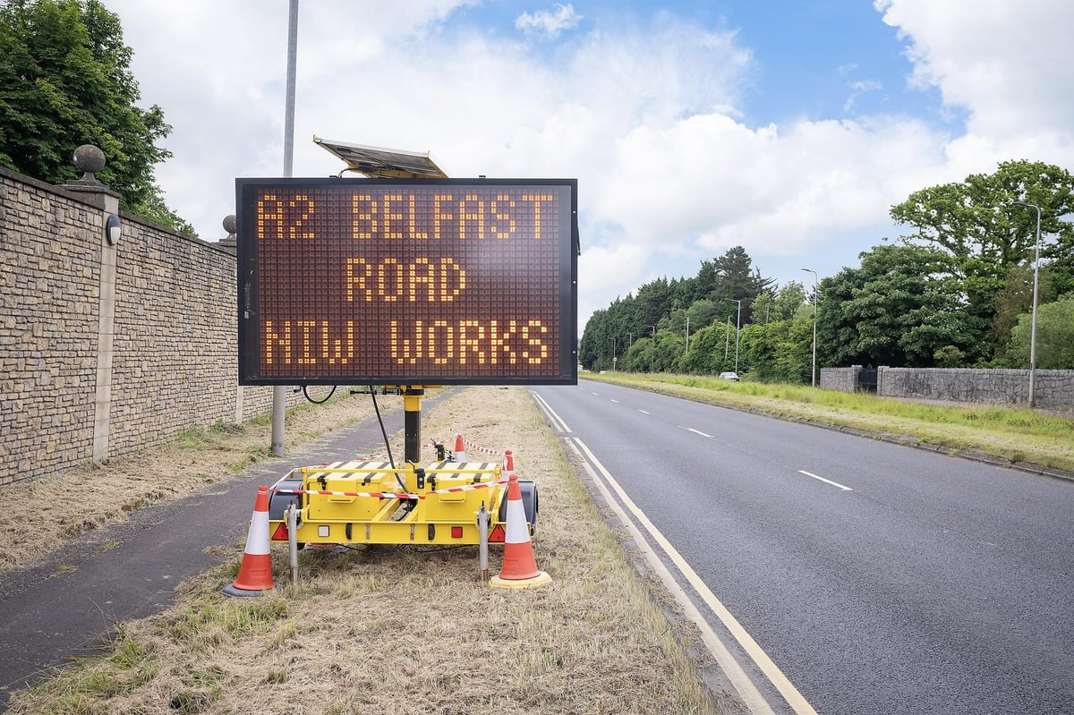 Traffic advice issued for motorists ahead of three-phase sewer scheme on Carrick’s Belfast Roadt