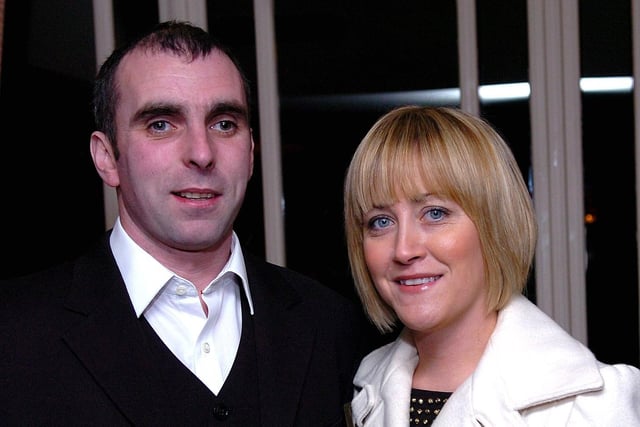 Paddy and Brenda Walls at the Newbridge GFC annual presentation dinner held in the Elk in February 2010.